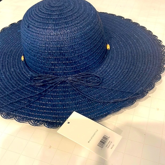 H by Halston Accessories - Cute Blue Sun Hat